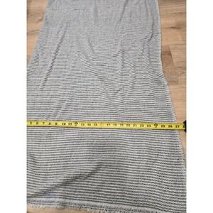 100% Cashmere Shawl Scarf Wrap Nepal Helping Hands Fringed Chevron Stripe 73x27